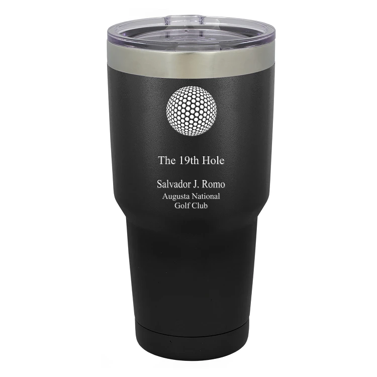 19th Hole Golf Theme Personalized 30 Ounce Tumbler