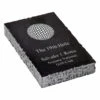 19th Hole Golf Theme Personalized Black Marble Paperweight