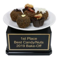 Chocolate Truffle Plate Trophy