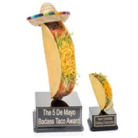 Giant Taco Sombrero Trophy