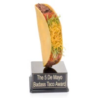 Far Out Giant Taco Trophy