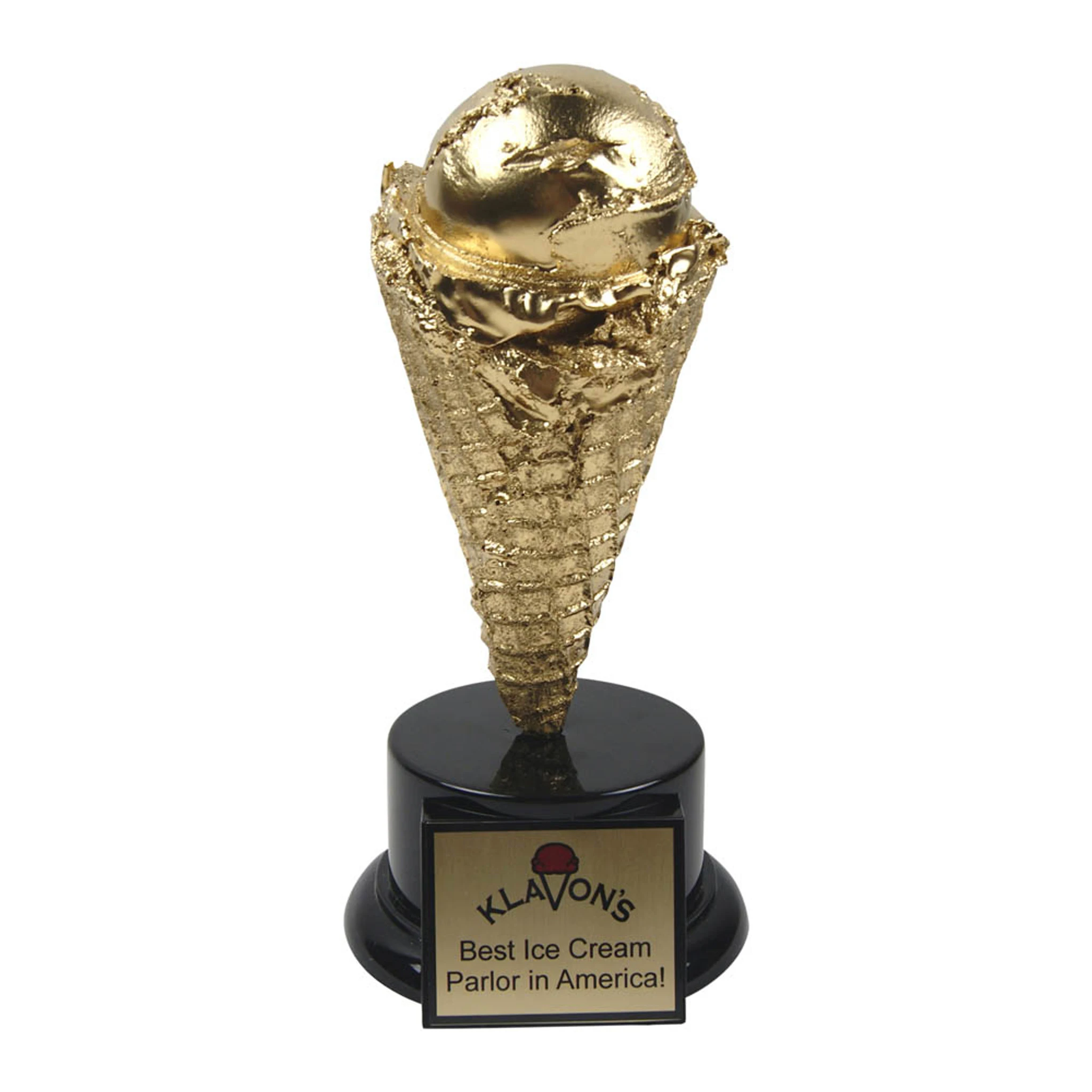Golden Ice Cream Cone Trophy