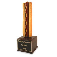 Far Out Giant Hot Dog Trophy