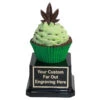 Cannabis Cupcake Trophy