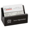 Crossing Golf Clubs Laser Engraved Desktop Business Card Holder