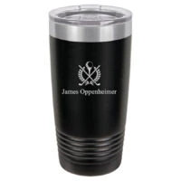 Crossing Golf Clubs Personalized 20 Ounce Black Polar Camel Travel Mug