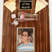 Pizza And Soda Photo Plaque