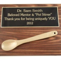 Golden Spoon Plaque