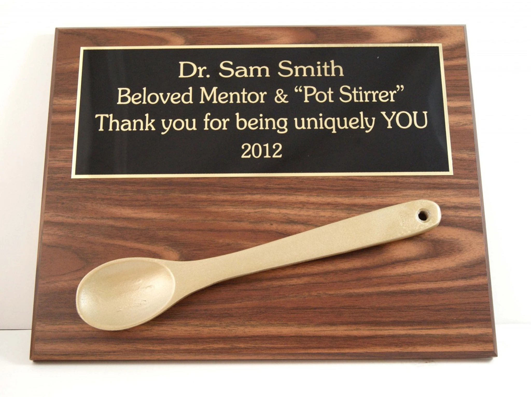 Golden Spoon Plaque