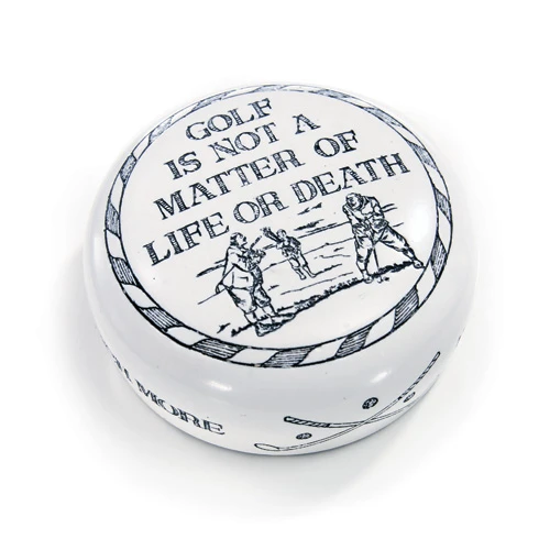 Golf Is Not A Matter Of Life Or Death Desktop Paperweigh`