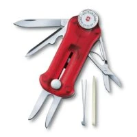 Golftool In Translucent Red By Victorinox Swiss Army Knife