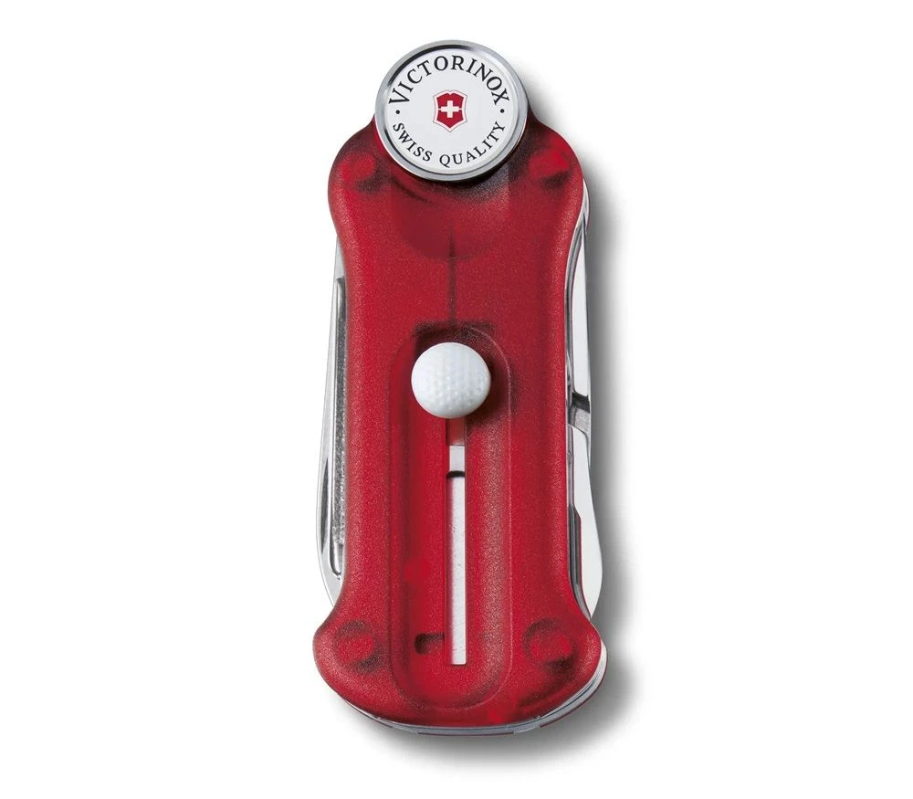 Golftool In Translucent Red By Victorinox Swiss Army Knife - Image 2
