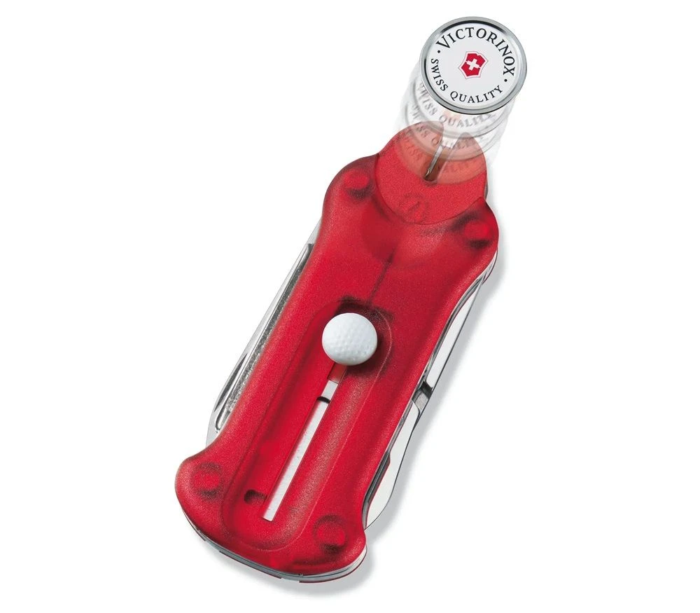 Golftool In Translucent Red By Victorinox Swiss Army Knife - Image 4