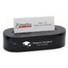 Graduate S Cap & Gown Oval Laser Engraved Desktop Business Card Holder