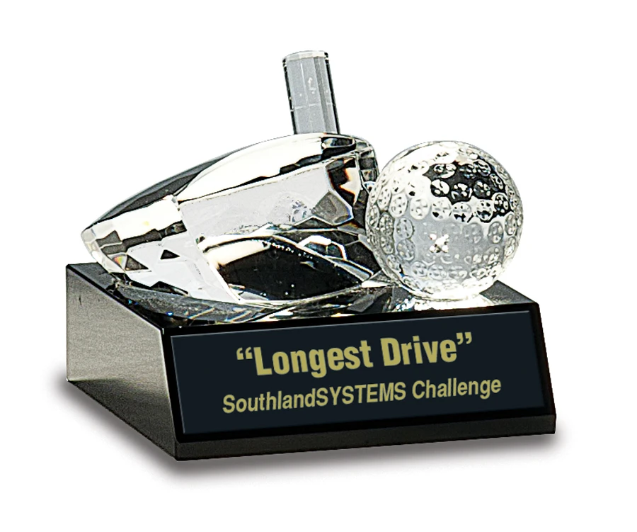 Personalized Crystal Golf Ball With DrivP