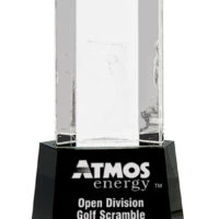 Personalized Crystal Golf Scene Desktop P