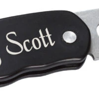Personalized Golf Divot Tool - Black