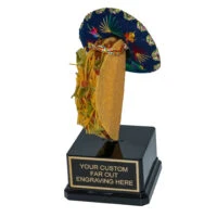 Taco Trophy With Sombrero