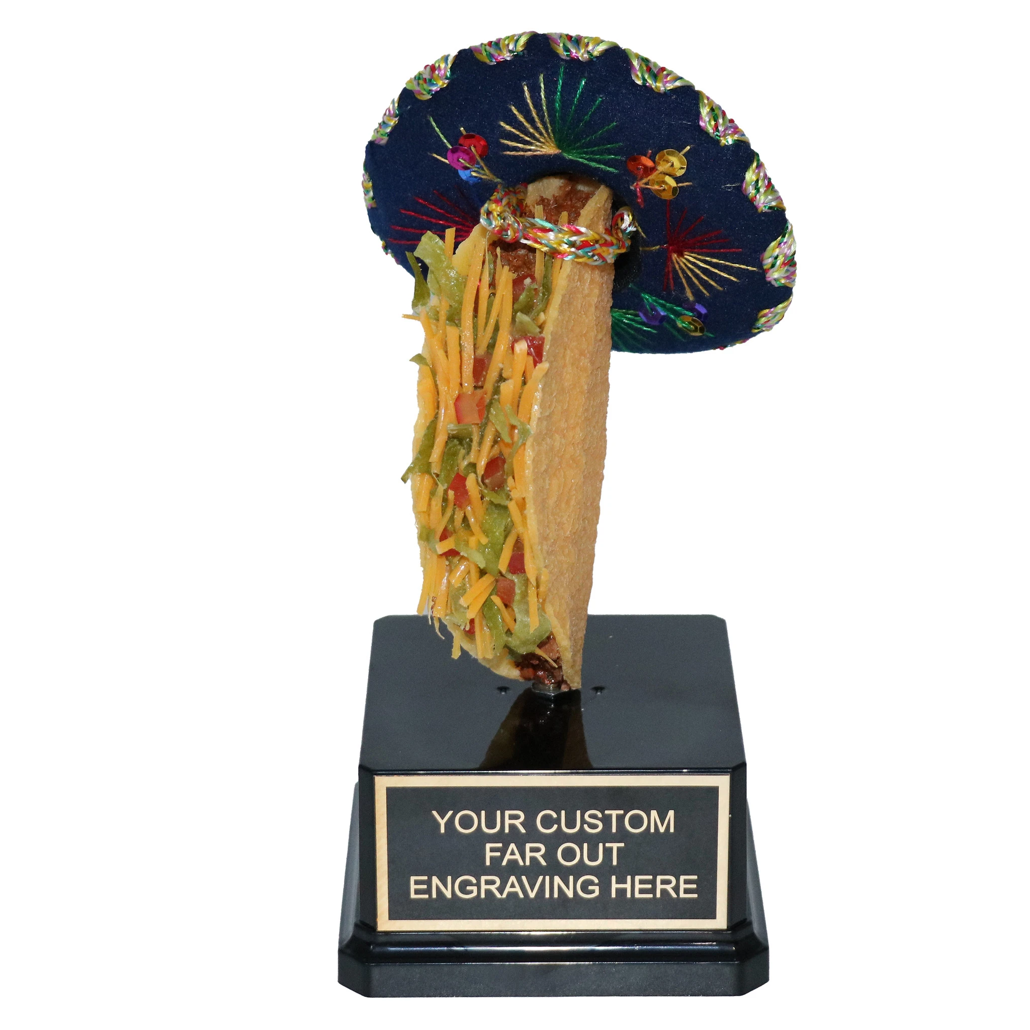 Taco Trophy With Sombrero - Image 2